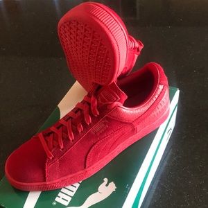 Puma Classics red suede sz 10